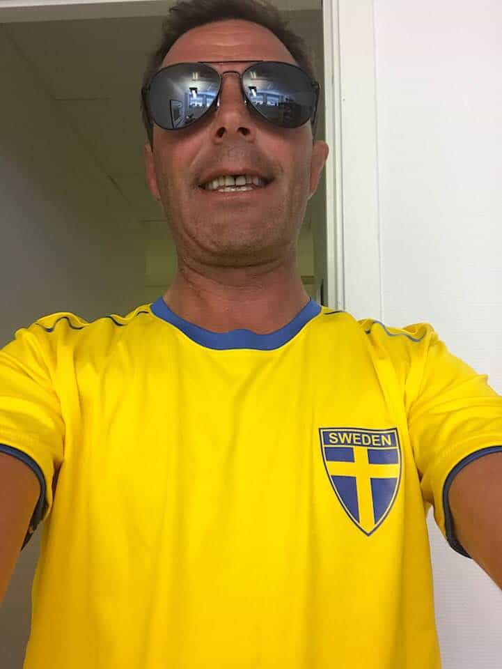 Fredrik Johansson er allerede klar til både Svenskt Derby og VM-finale. Foto: Selfie-Fredde.