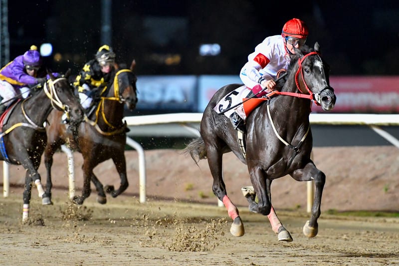 Suo Gan/Fabienne De Geer. Foto: Stefan Olsson / Svensk Galopp.