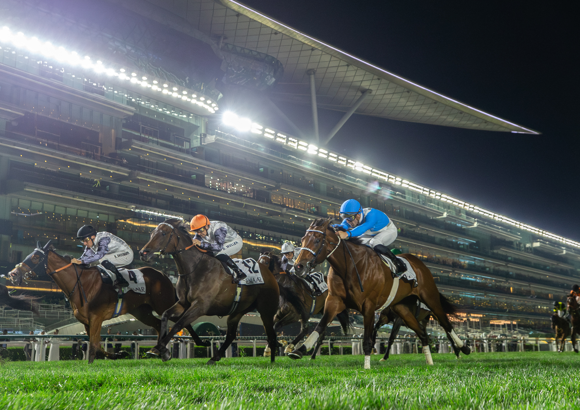 Megarry og Oliver Wilson sluttede syvende gennem mål i Emaar Momentum. Foto/Copyright: Erika Rasmussen for GalopSport.