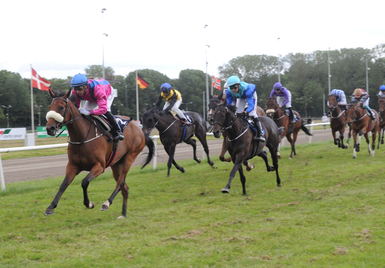 Lady Medina og Elione Chaves vinder Trial Trip før staldkammeraten Don Torkdahl og Irish Supreme. Foto: Ole Hindby.