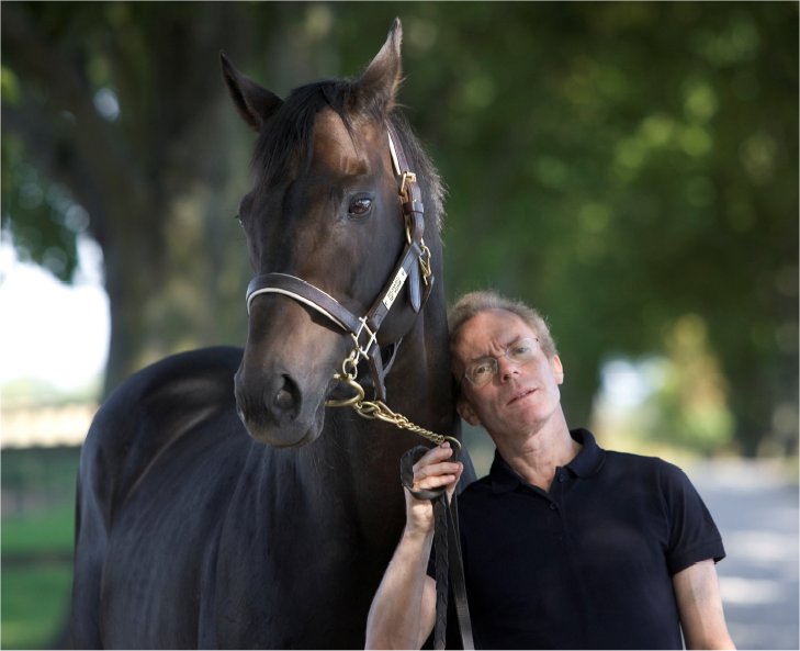 Nick Elsass med sin øjesten Richard Of York. Foto: Christina Hauschildt.